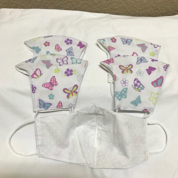 5 for $20 Face Masks cotton elastic loop homemade - Picture 4 of 12